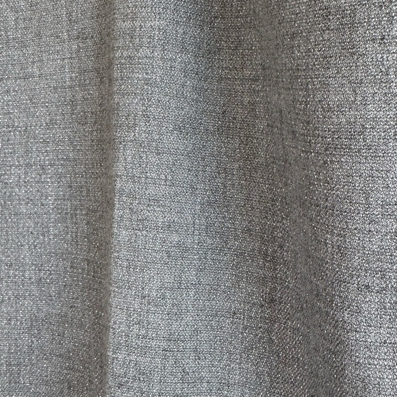 Express Editor Gray with Silver Shimmer Flared Career Pants Sz 4 - Picture 4 of 9